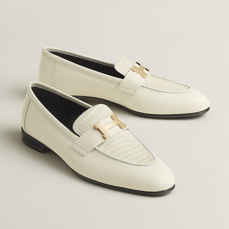 モカシン《パリ》 - ベージュ | Hermès - エルメス-公式サイト